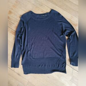 Zara Knit Navy Lightweight Sweater, Size‎ Medium